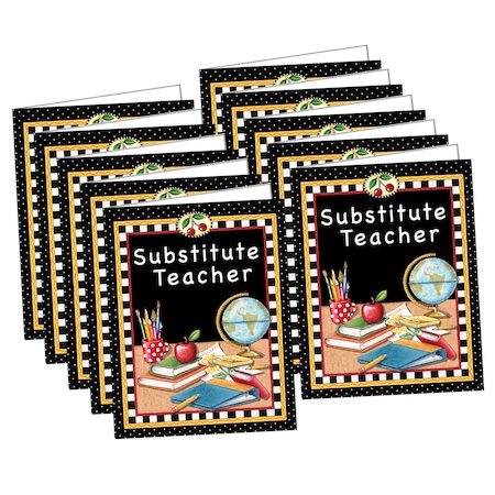 Teacher Created Resources Mary Engelbreit Substitute Teacher Pocket Folder, PK10 TCR4834